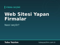 Kurumsal Web Sitesi Yapan Firmalar Nasıl Seçilir?