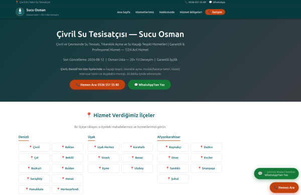 Sucu Osman web tasarım