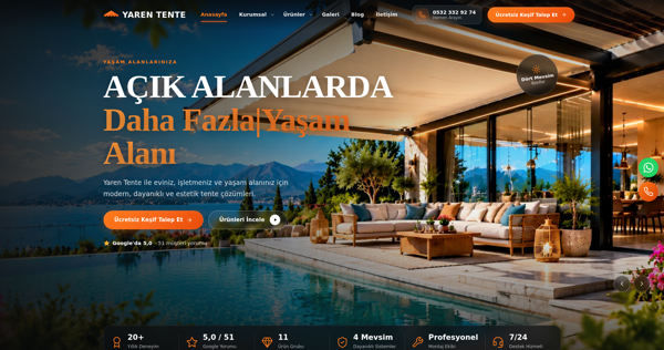 Yaren Tente web sitesi