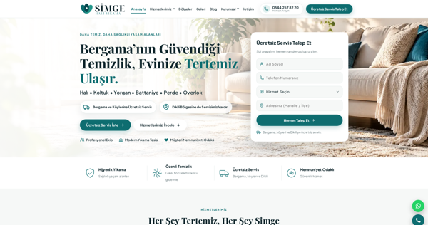 Simge Halı Yıkama web sitesi