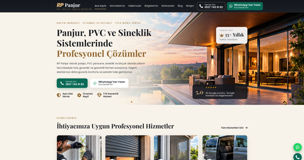 RP Panjur web sitesi