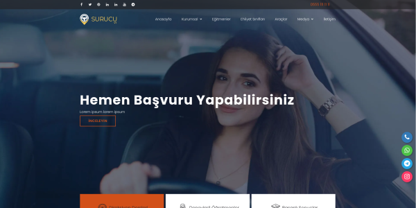 Sürücü Kursu Yazılımı W2