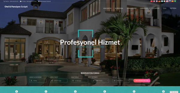 Otel Pansiyon Yazılımı W2