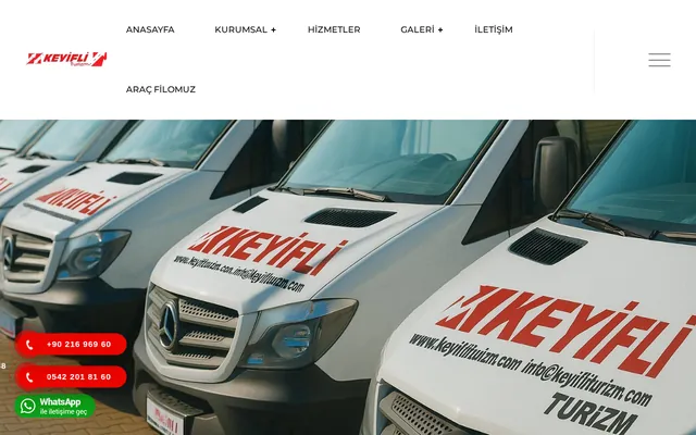 Keyifli Turizm web sitesi