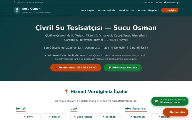 Sucu Osman web sitesi
