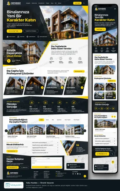 Dış Cephe Dekorasyon örnek web sitesi tasarımı