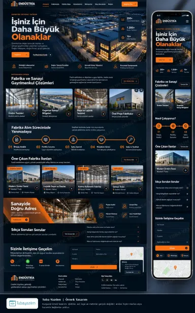 Fabrika Satışı örnek web sitesi tasarımı