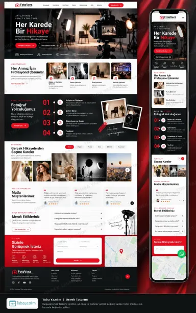 Fotoğraf Stüdyosu örnek web sitesi tasarımı