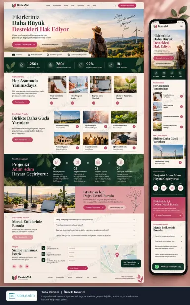 Hibe Danışmanlığı örnek web sitesi tasarımı