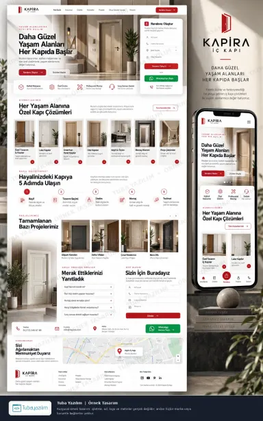 İç Kapı için örnek web sitesi tasarımı