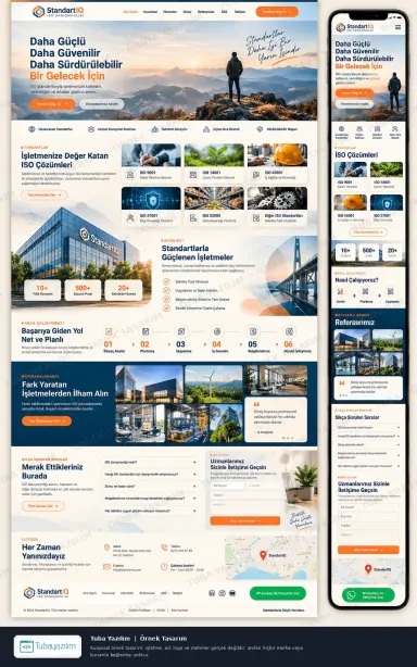 ISO Danışmanlığı örnek web sitesi tasarımı