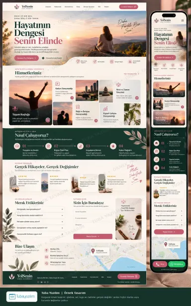 Kişisel Danışmanlık örnek web sitesi tasarımı