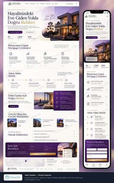 Mortgage Danışmanlığı örnek web sitesi tasarımı