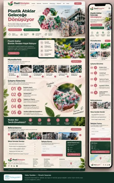 Plastik Hurda örnek web sitesi tasarımı