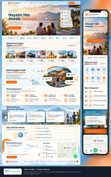 Sigorta Danışmanlığı örnek web sitesi tasarımı
