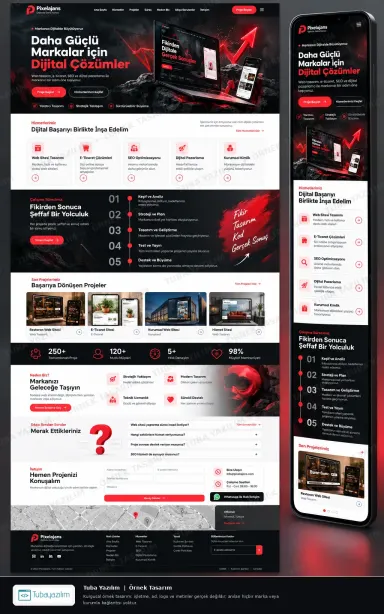 Web Ajansı örnek web sitesi tasarımı